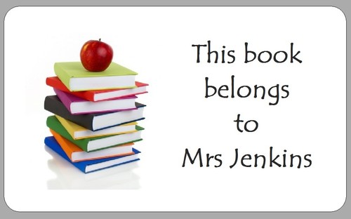 This book belongs stickers - this,