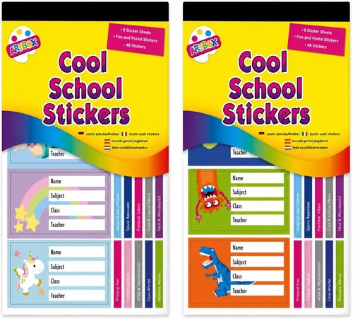 Kids school name labels - name,