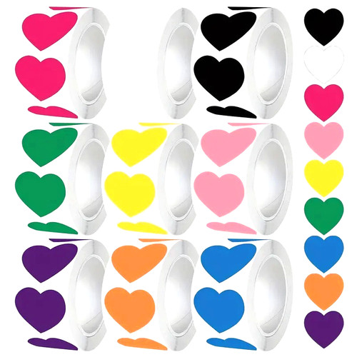 Heart stickers 5cm - heart,