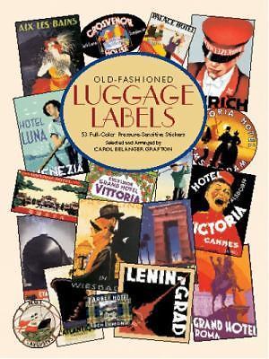 Old fashioned luggage labels - old-fashioned,