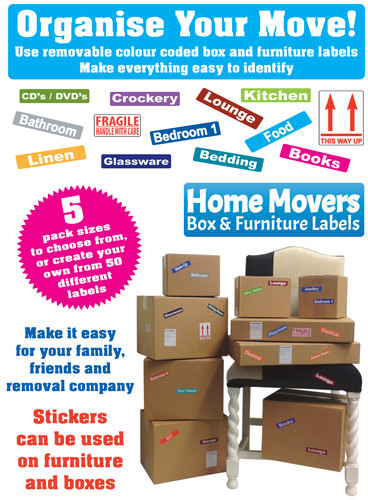 Moving home removal box - home, &