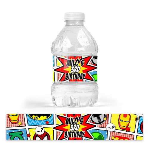 Drink label stickers comic - drink,