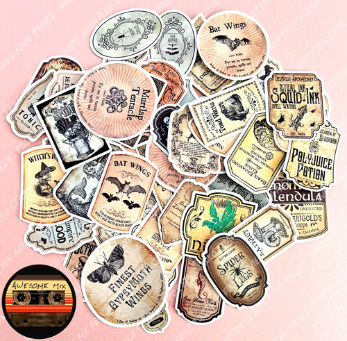 Potion labels stickers - 50,