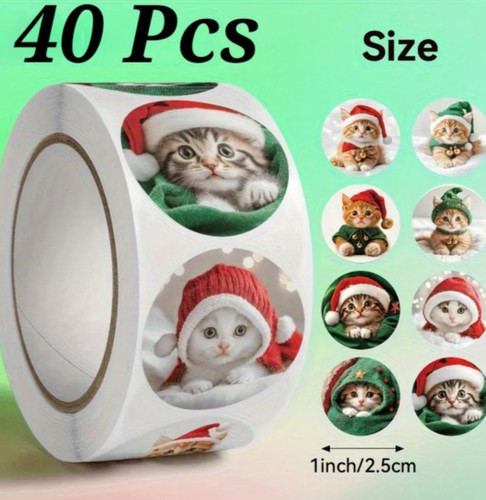 40x christmas cat - christmas,