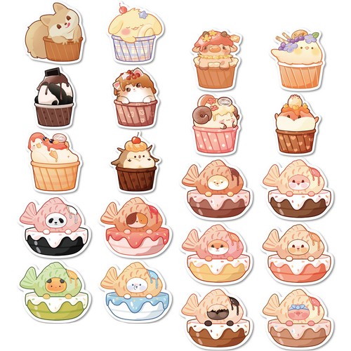 Pcs cartoon dessert - cartoon,