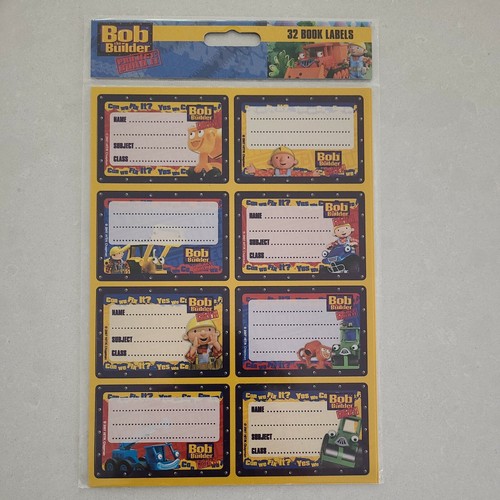 Bob the builder book label - the,