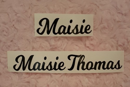 Personalised name sticker - name,